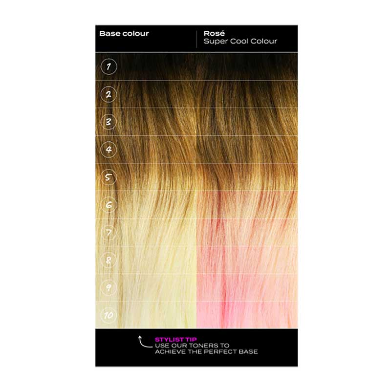 Bleach London Rosé Super Cool Colour | gorgeous | pastel | pink | hair | colour | fun | semi-permanent | cream | experiment | create | vibe | works | easy | long | short | style | base | change | perfect