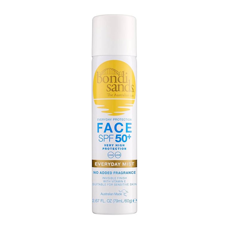 Bondi Sands SPF 50 Fragrance Free Face Mist | sunscreen mist for face