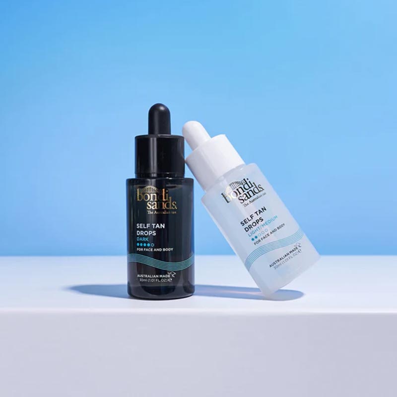 Bondi Sands Face Drops | Medium tan | light tan | dark tan | self tan drops | bondi sands tan | self tanner | best bondi sands tan