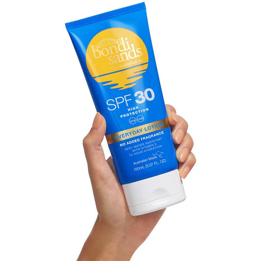 Bondi Sands Fragrance Free SPF30 Sunscreen Lotion | reef friendly 72hr hydration