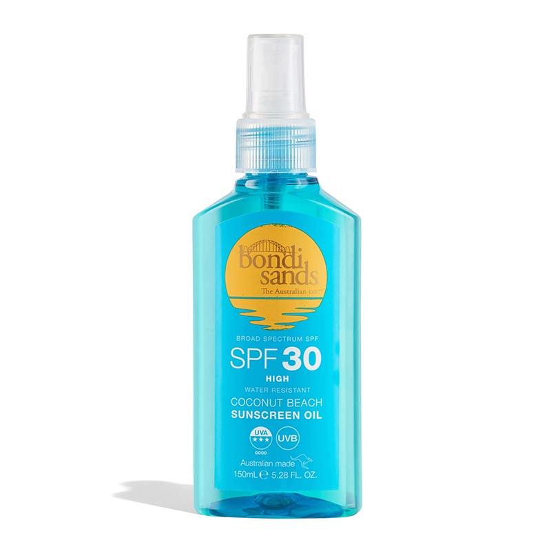 Bondi Sands Sunscreen Oil with SPF 30 | water resistant tanning oil