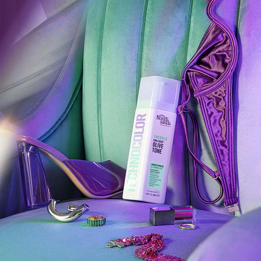 Bondi Sands Technocolour Emerald 1 Hour Express Self Tan | bondi sands | deep tan | hydrating tan | tanning mousse | dark tan | olive tone tan