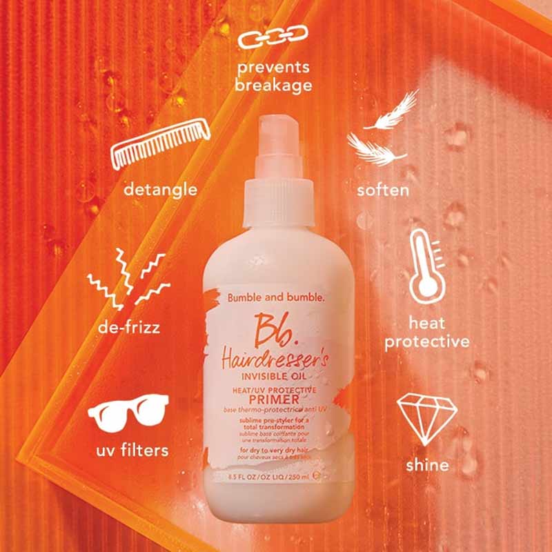 Bumble and bumble Hairdresser's Invisible Oil UV and Heat Protective Primer prevent breakage hair primer