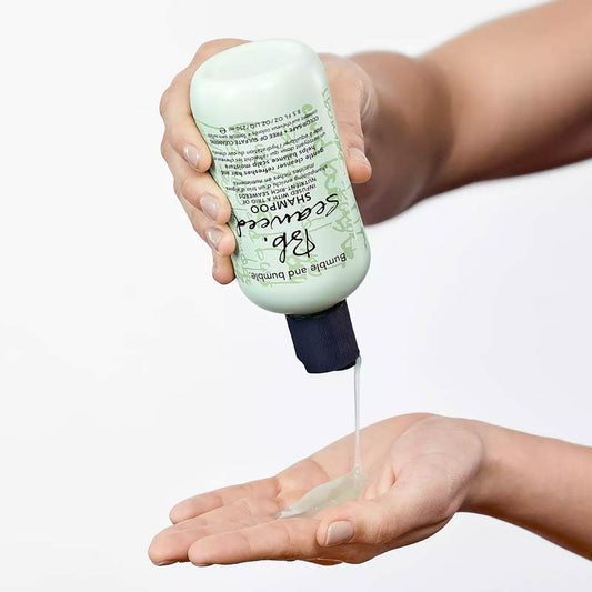Bumble and bumble  Bb. Seaweed Shampoo  | seaweeds | light | solution | bouncy | fresh | colour-safe | suitable | all hair types | gentle | cleanser | revitalizes | hair | regulating | scalp