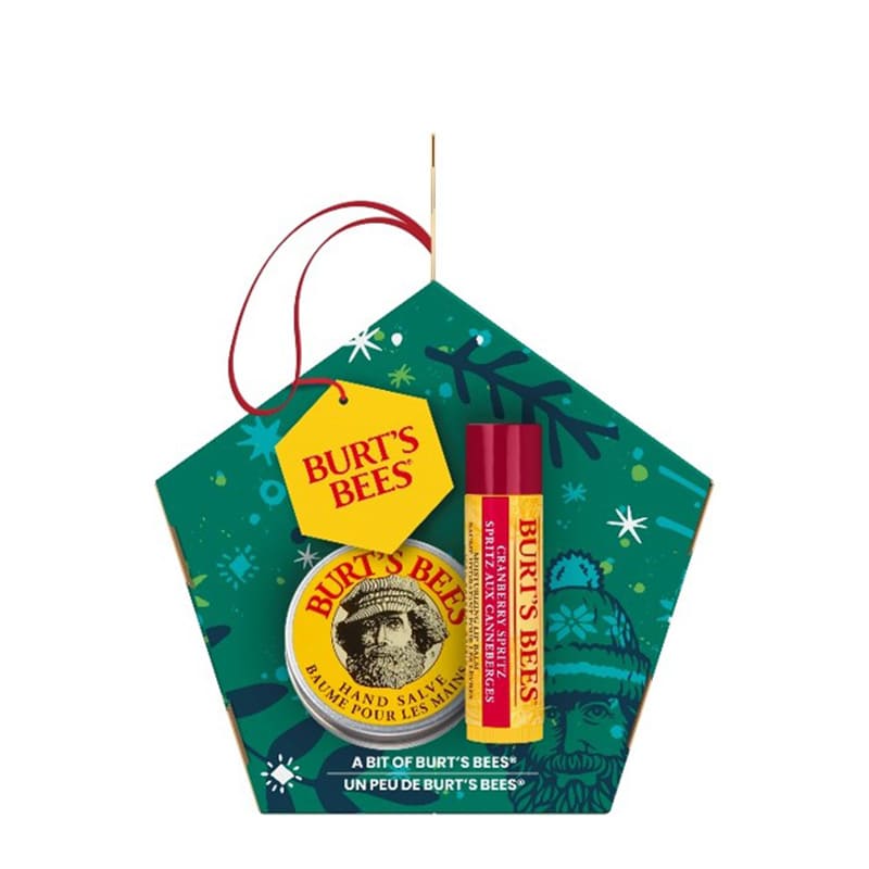 Burts Bees A Bit Of Burt's Bees Cranberry Gift Set | ultimate lip treatment | winter season | nourishing balm set | 100% natural ingredients | smooth and supple lips | subtle scent of cranberry | luxurious touch.