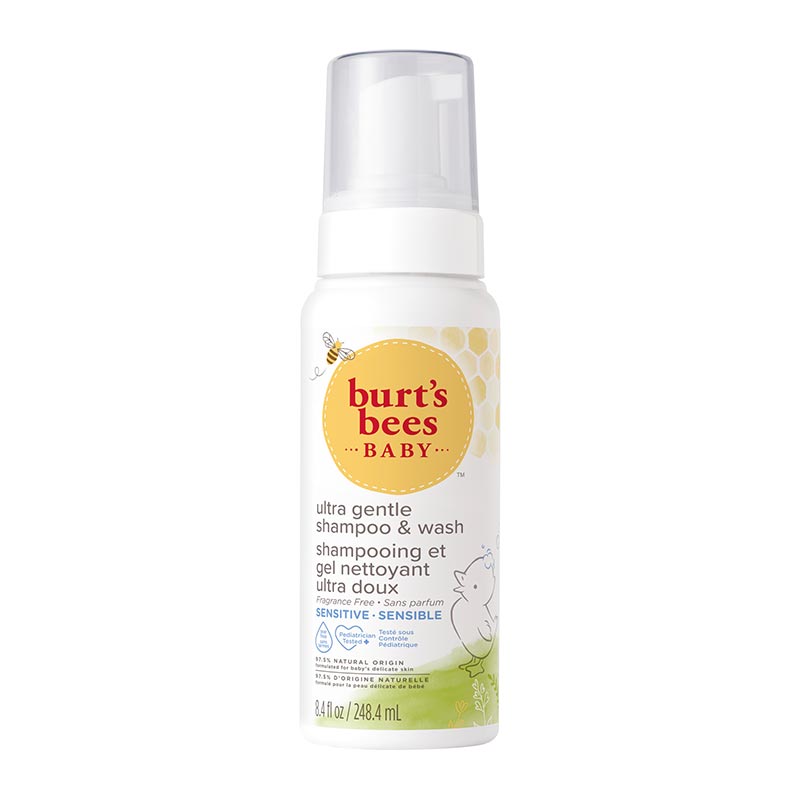 Burt's Bees Baby Ultra Gentle Foaming Shampoo Wash for Sensitive