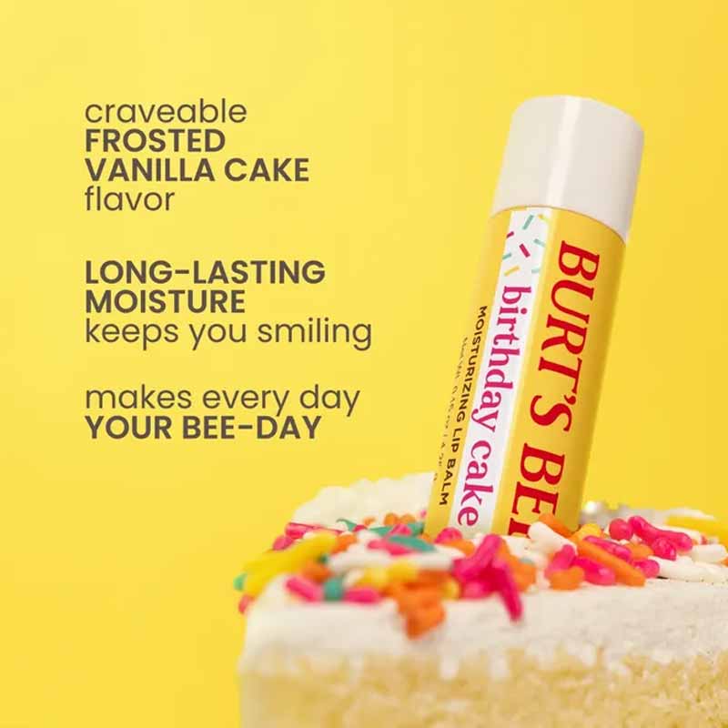 Burt's Bees Birthday Cake Lip Balm, hydrating lip balm