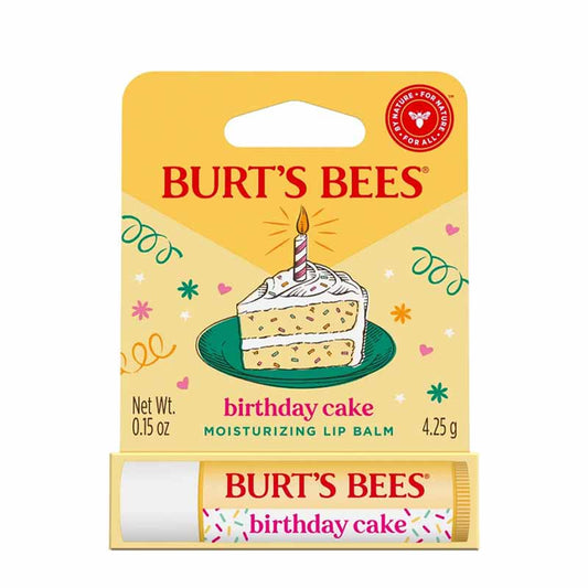 Burt's Bees Birthday Cake Lip Balm, lip balm for dry lips
