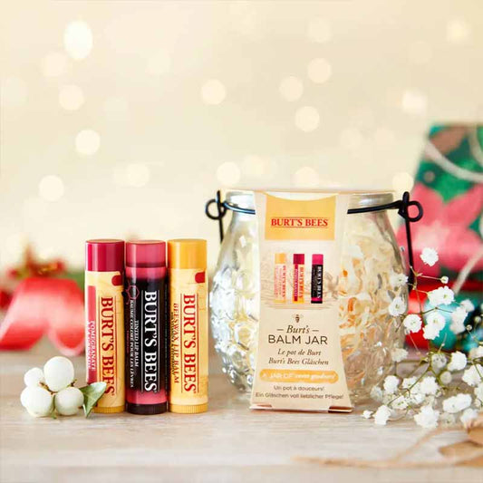 Burt's Bees Burt's Balm Lip Balm Jar Gift Set Christmas Gift