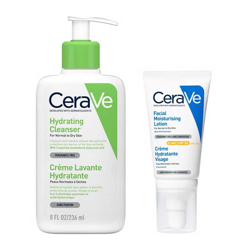 CeraVe, CeraVe Cleanse and Moisturise Bundle