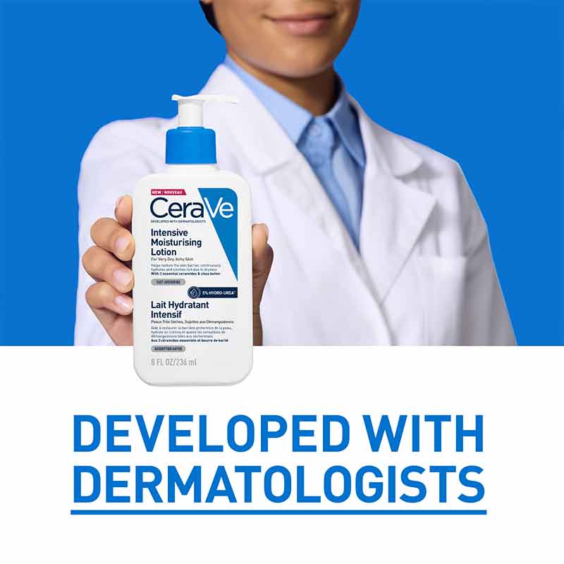 CeraVe Intensive Moisturising Lotion For Very Dry, Itchy Skin, Dermatologist approved bodycare