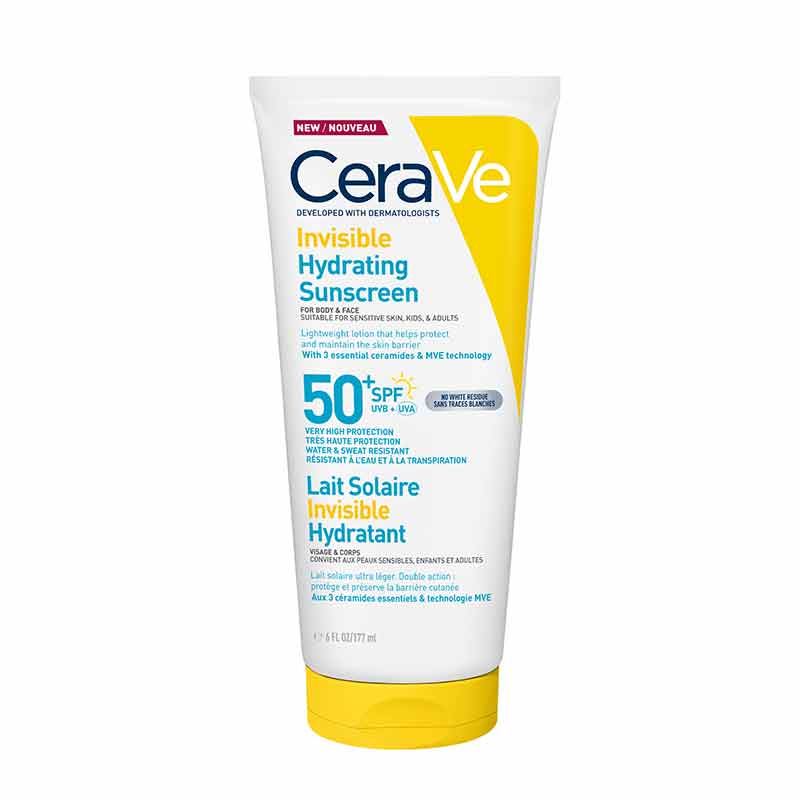 CeraVe Invisible Hydrating Sunscreen SPF 50 177ml