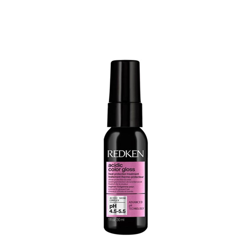 Redken Acidic Color Gloss Heat Protection Treatment, haircare for coloured hair, heat protection for shiny hair, hair gloss