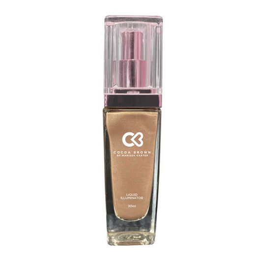 Cocoa Brown | Marissa Carter | Liquid Illuminator | face highlighter | body highlighter | radiant glow | shimmery glow | skin