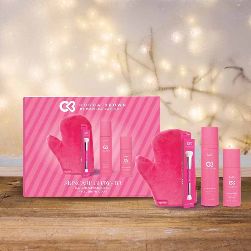 Cocoa Brown Skincare Glow-To Self Tan & Skincare Gift Set