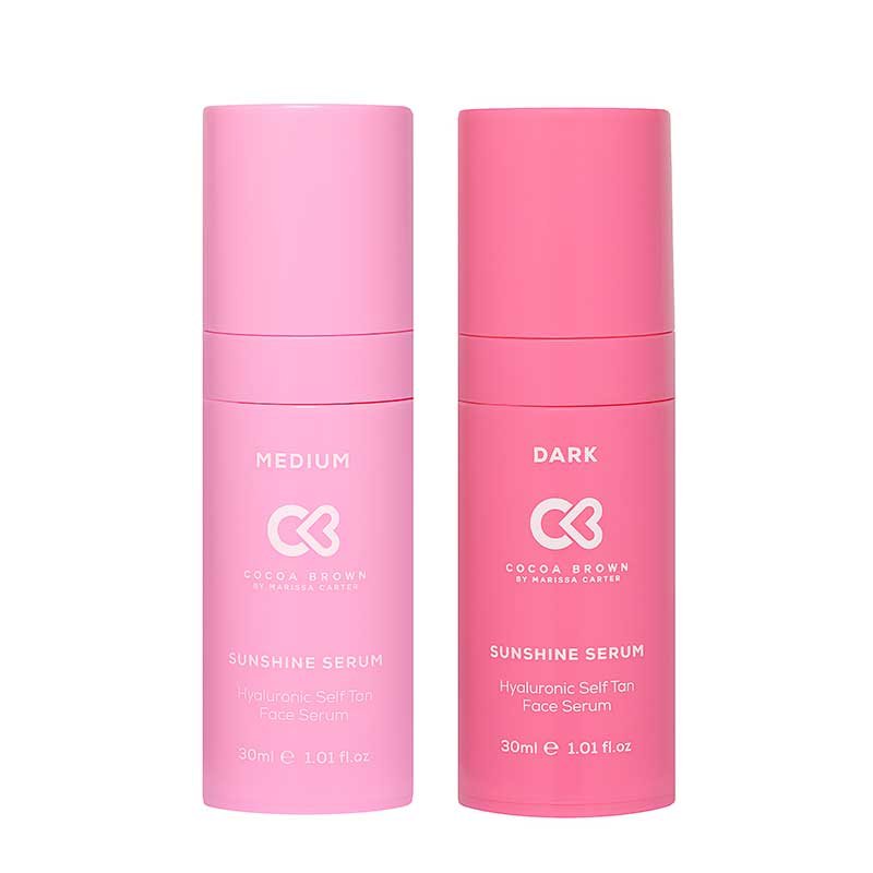 Cocoa Brown Sunshine Serum Face Serum | Combines Skincare with Self-Tanning | Imparts Gradual, Long-Lasting Tan | Enriched with Hyaluronic Acid for Deep Hydration and Revitalization
