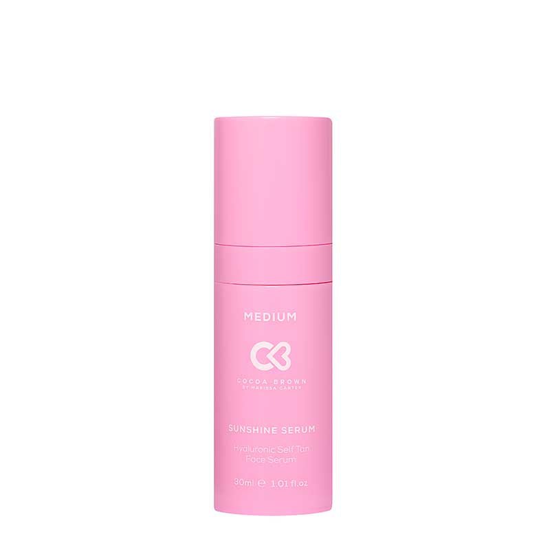 Cocoa Brown Sunshine Serum Face Serum | Combines Skincare with Self-Tanning | Imparts Gradual, Long-Lasting Tan | Enriched with Hyaluronic Acid for Deep Hydration and Revitalization