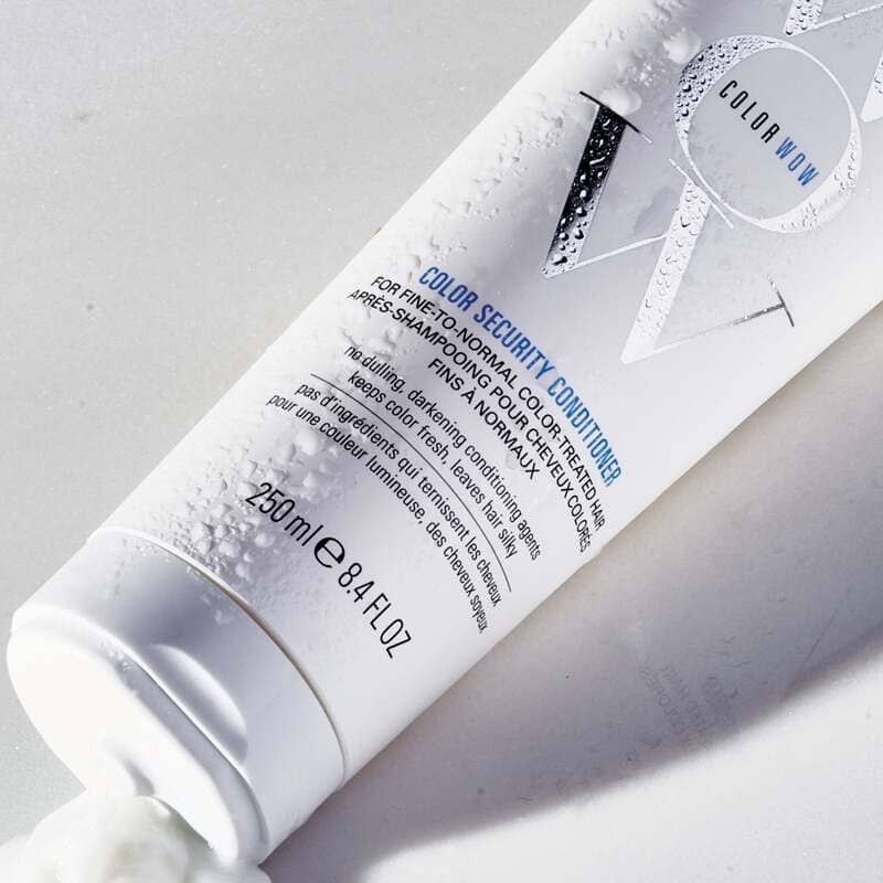 Color Wow, Color Wow Color Security Conditioner For Fine-Normal Coloured Hair, hair strengthening, hydration for fine hair, weightless moisture, hair color protection, soft hair, bouncy hair.