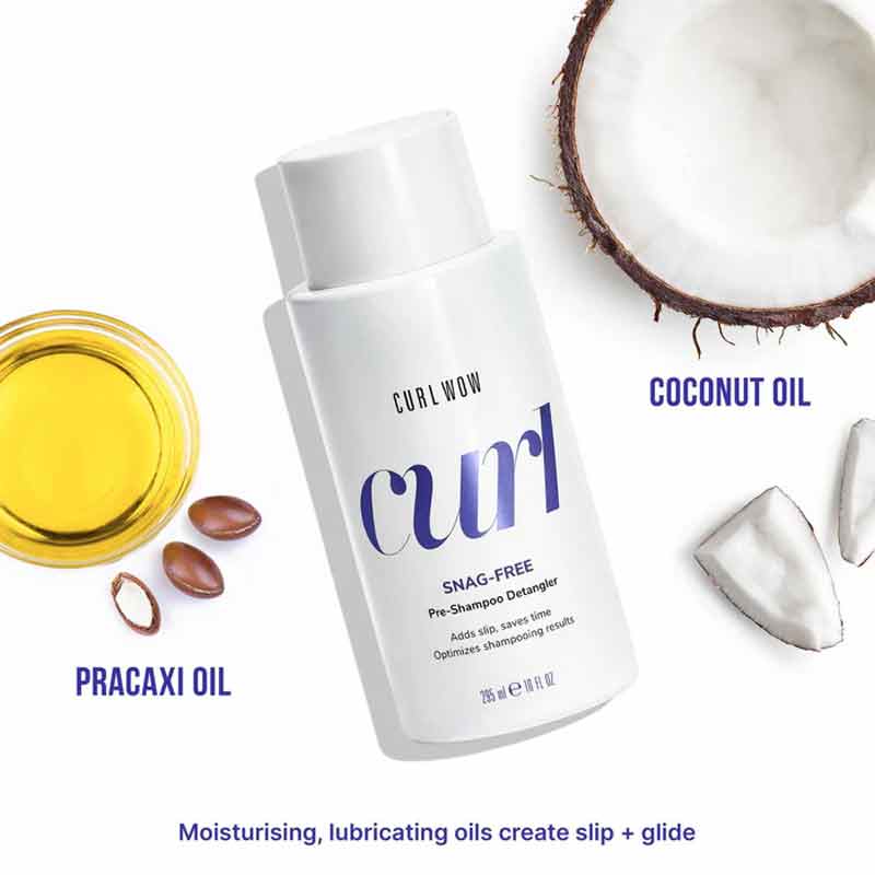 Curl Wow Snag Free Pre Shampoo Detangler For Curly Hair, curly haircare, haircare routine for curls