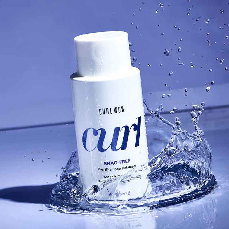 Curl Wow Snag Free Pre Shampoo Detangler For Curly Hair, pre shampoo for curls, curly hair detangler