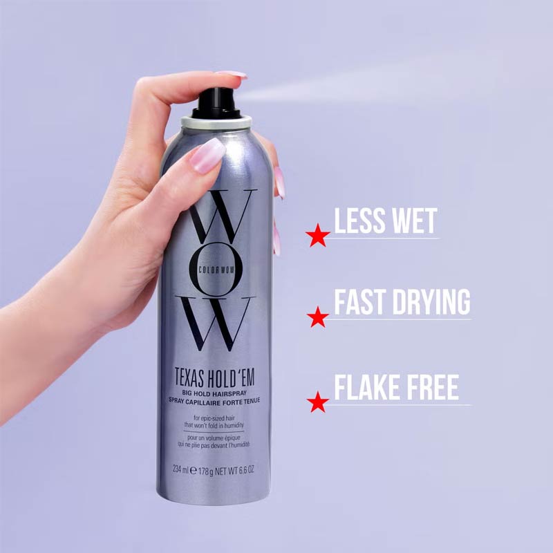 Color Wow Texas Hold ‘em Big Hold Hairspray Key Features