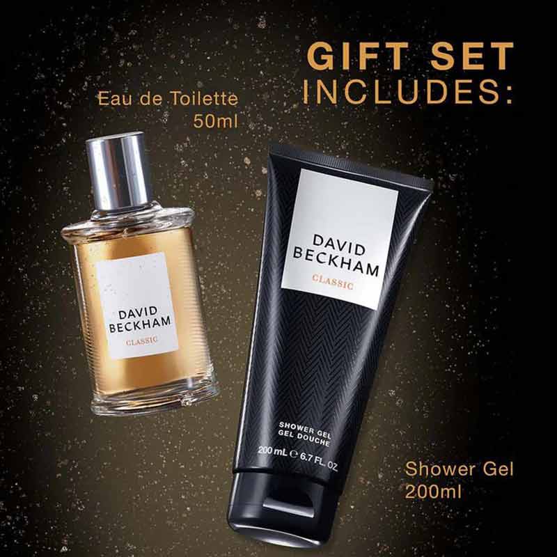 David Beckham, eau de toilette, shower gel
