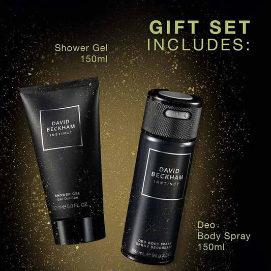 David Beckham, Instinct, Gift Set, shower gel, deodorant, Christmas gift set, gift for him