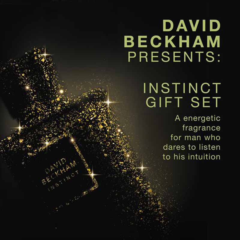 David Beckham, Instinct, Gift Set, shower gel, deodorant, gift for him