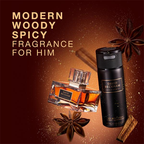 David Beckham, Intimately, Fragrance, deodorant body spray, eau de toilette