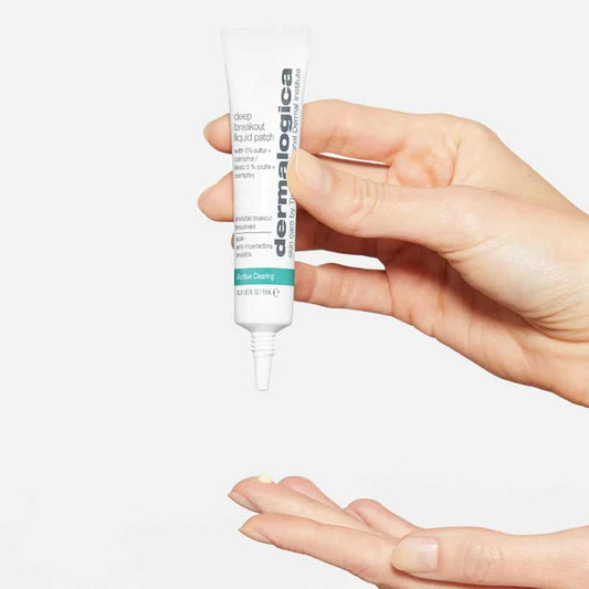 Dermalogica | Active | Clearing | Deep | Breakout | invisible | treatment | cools | soothes | liquid | patch | clear | prevent | breakouts | balance | microbiome | minimizing oil