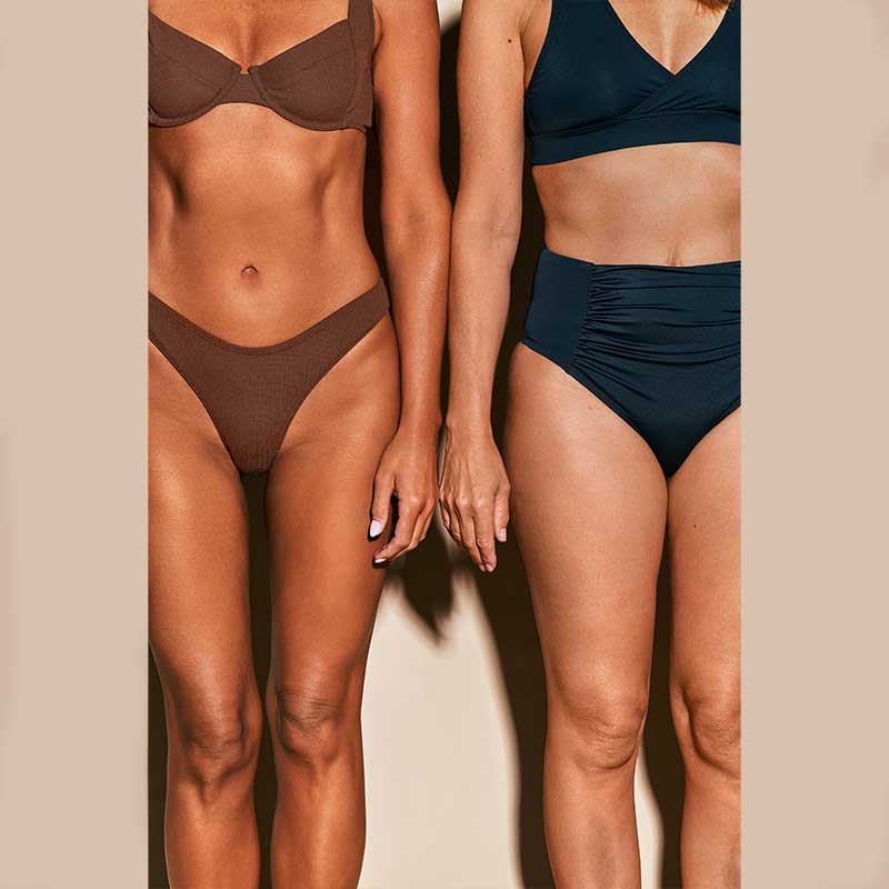 Dripping Gold Air Glow Instant Spray Tan medium and dark on models