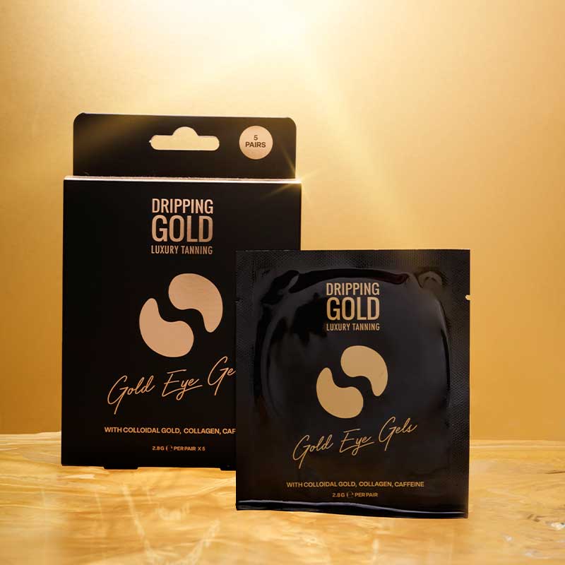 Dripping Gold | Gold Eye Gels | Luxury skincare | Skincare routine