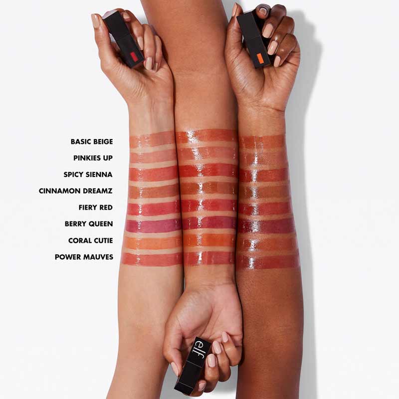 e.l.f. | Glossy Lip Stain | long-lasting | sheer | pop of color | subtle gloss | comfortable | gloss-to-stain | one-swipe application | fresh | vibrant | transfer-resistant | rich color | juicy sheen