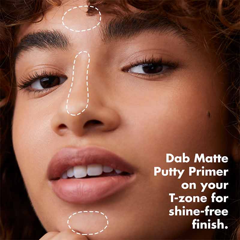 e.l.f. Matte Putty Primer | Matte finish | White charcoal and Kaolin clay | Oil controlling | Shine free | Multi use | Wear to absorb oil from T Zone |