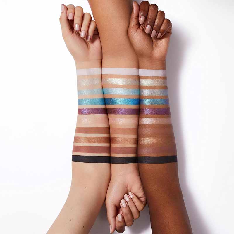 e.l.f. Perfect 10 Eyeshadow Palette | 10-Color Wonder | Creamy Mix of Cool-Tone Shades | Subtle Day Looks | Bold Night Looks | Pops of Blue and Purple Metallic Shimmer | Ultra-Pigmented | Matte, Shimmer, and Metallic Glitter Hybrid Shades | Endless Looks
