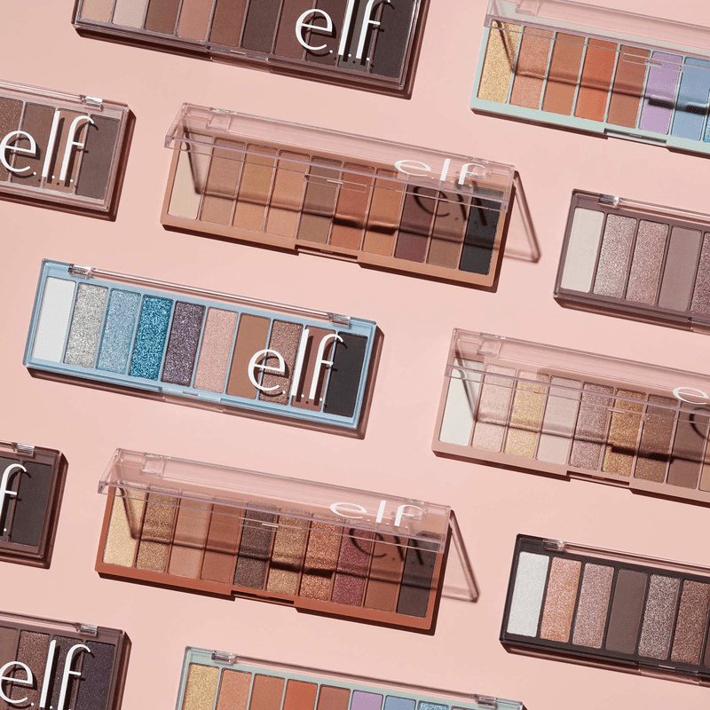 e.l.f. Perfect 10 Eyeshadow Palette Nude Mood | 10-color nude palette |