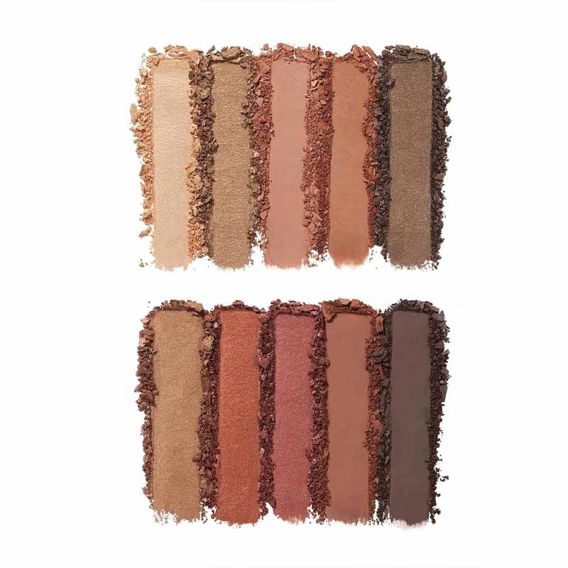 e.l.f. Perfect 10 Eyeshadow Palette | 10-Color Wonder | Warm-Toned Lineup | Shimmer and Matte Rose Gold Shades | Subtle Day Looks | Bold Night Looks | Ultra-Pigmented | Matte and Shimmer Shades | Blend to Perfection | Shading, Highlighting, and Defining Eyes