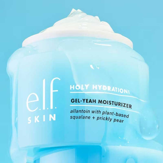 e.l.f Skin Holy Hydration! Gel-Yeah Moisturizer | lightweight gel formula | provides refreshing hydration | leaves skin plumped and balanced