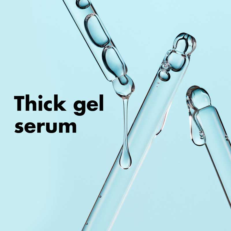 e.l.f Skin Holy Hydration! Triple Bounce Serum | formulated with three molecular weights of hyaluronic acid | provides intense hydration | bouncy gel texture | leaves skin hydrated, smooth, and radiant