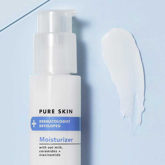e.l.f Skin Pure Skin Moisturizer | fragrance-free formula | creamy texture | hydrates and nourishes | leaves skin smooth and refreshed