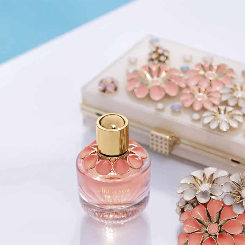 Elie Saab Girl of Now Forever Eau de Parfum | go-to fragrance | embracing joyful | colorful spirit | new adventure | spending time with friends | uplift your mood | perfect companion