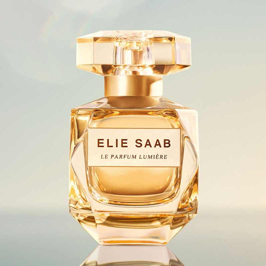 Elie Saab Le Parfum Lumière Eau de Parfum | fragrance | expression | confidence | sensuality | inspired by Mediterranean sunrise | warm | radiant notes | empower | embrace your inner light.
