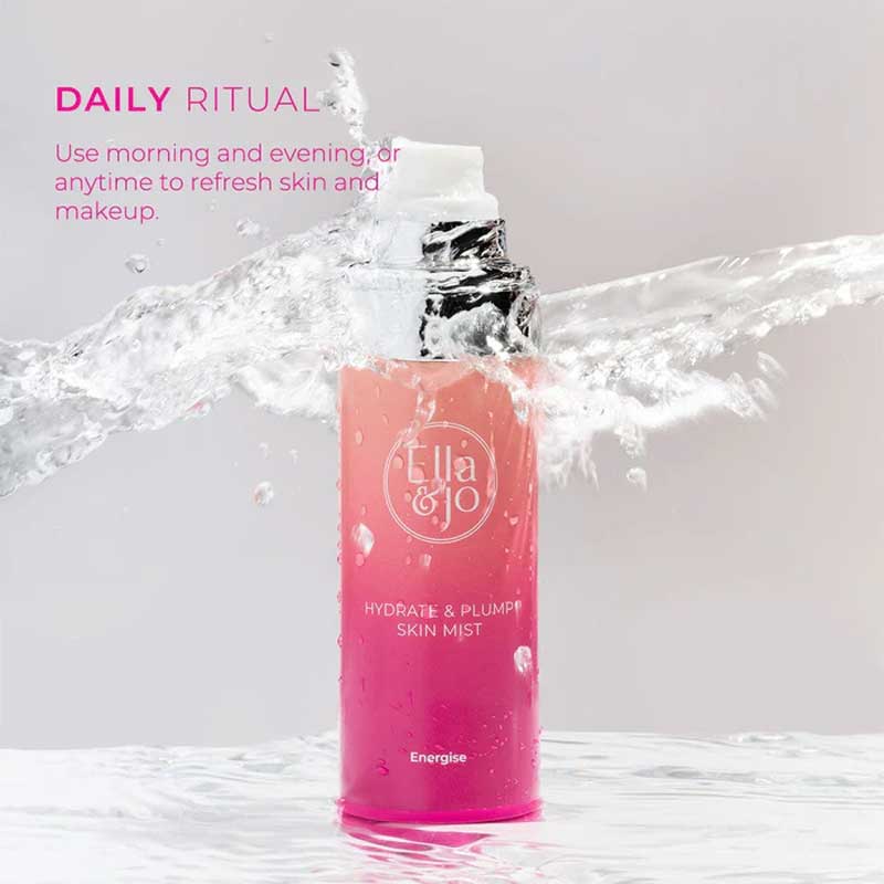 Ella & Jo Hydrate & Plump Skin Mist Energise Usage guide