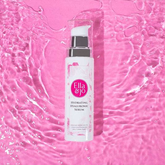 Ella and Jo Hydrating Hyaluronic Serum | Quenches Dry, Dehydrated Skin | Reduces Appearance of Fine Lines and Wrinkles | Leaves Skin Fresh, Hydrated, and Radiant