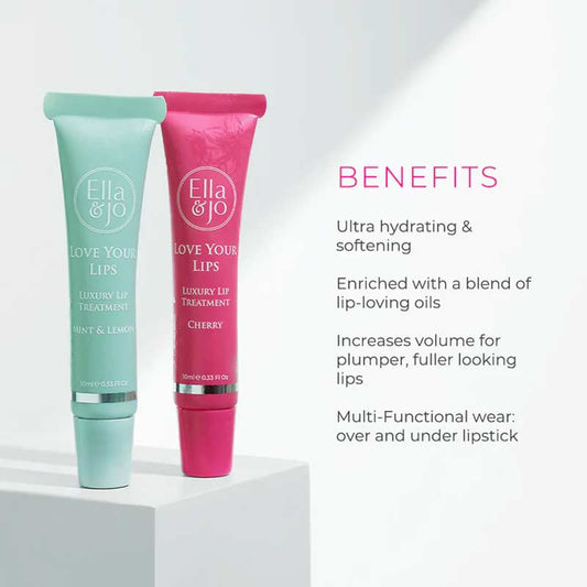 Ella & Jo Love your Lips Luxury Lip Treatment, hydrating lip treatment, plumping lip gloss balm