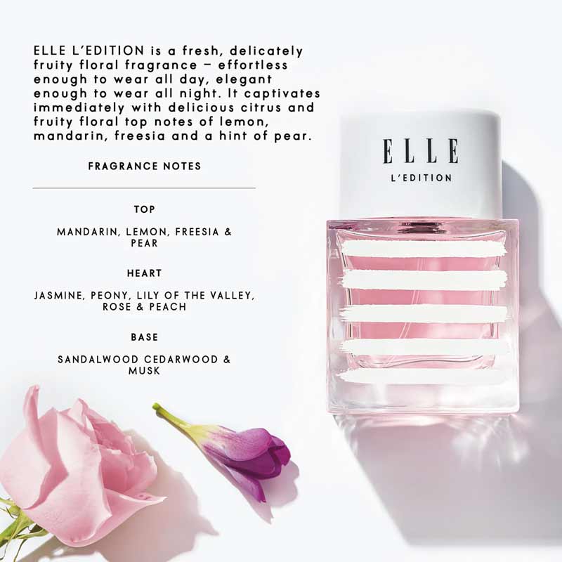 Elle Fragrances, Elle Exclusive Eau de Parfum Gift Set, Perfume Gift Set