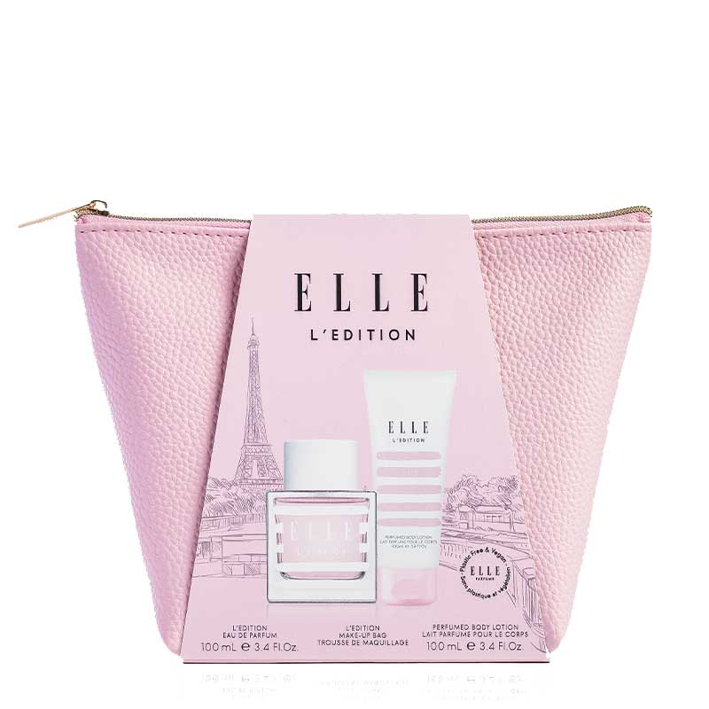 Elle | L'Edition | Eau de Parfum | fresh | fruity | floral | fragrance | day | evening | active | playful | chic | spray | body lotion | gift set | cosmetics bag