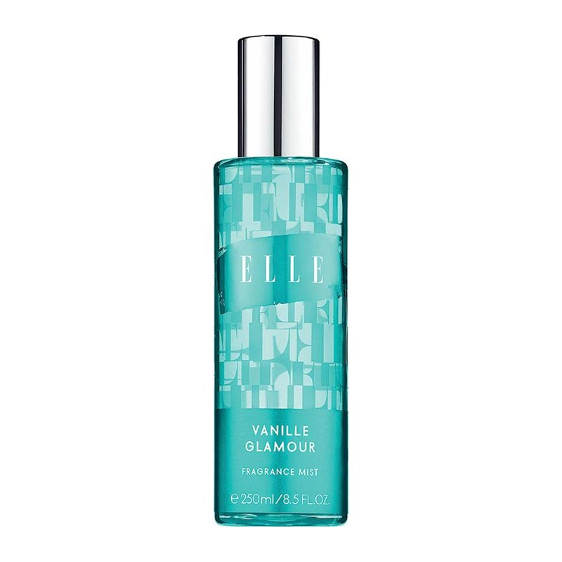 Elle Vanille Glamour Fragrance Mist | Fearlessly Feminine Scent | Enchanting White Vanilla | Delicate Floral Musk | Perfect Everyday Companion | Adds a Touch of Glamour