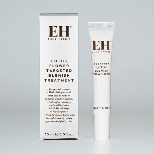 Emma Hardie Lotus Flower Targeted Blemish Treatment | treatment for spots and blemish prone skin | targets blemishes with salicylic acid