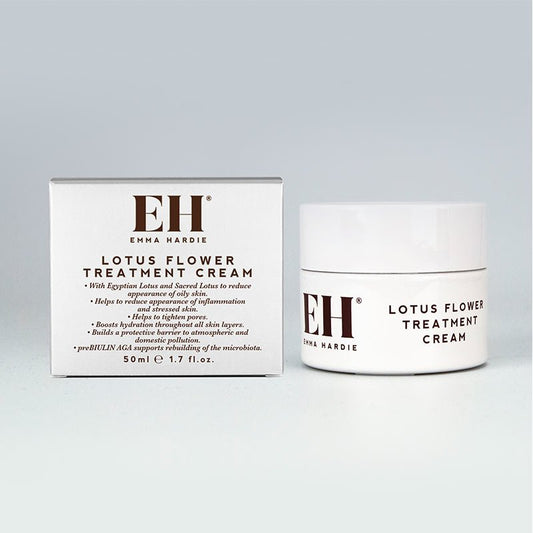 Emma Hardie Lotus Flower Treatment Cream | moisturiser for shiny oily skin